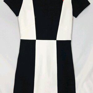 Rebecca Minkoff Crystal Colorblock Business Cocktail Dress, Size 0